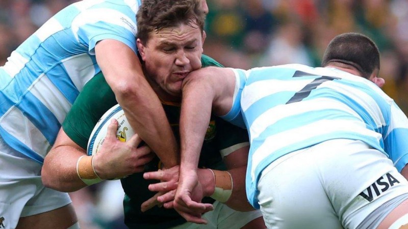 Los Pumas cayeron ajustadamente frente a Sudáfrica y el mendocino Rodrigo Isgró marcó un try